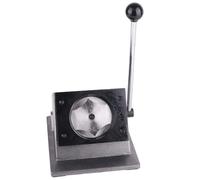 WENNEWU Herramienta Manual PerforacióN Y Troquelado GráFico, MáQuina para Hacer Botones Alta Resistencia 25-75 mm, Perforadora Circular, Cortador Papel para Botones, para Crear Insignias,Negro,50mm