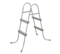 WENNEWU Pasamanos para Piscina con Escalones, Escalera De Acero Inoxidable para Piscina Enterrada, Capacidad De Carga: hasta 250Kg, con Base De InstalacióN RáPida,A,2 Steps