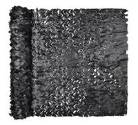 WENNEWU Red Camuflaje para Bosques, Red Camuflaje Militar Reforzada, Red Oculta para Caza Y Tiro, Tela Oxford Resistente 210D, Red Sombra con ProteccióN Solar, para Acampar,Negro,5x7m