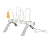 WENNEWU Secador Zapatos Ultra-Silencioso, Secador Botas Eléctrico y Calentador de Pie, para Zapatos/Guantes/Gorros/Calcetines/Botas Esquí, Seca 2 o 4 Zapatos a la Vez,Blanca,400 * 365 * 310mm