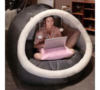 WENNEWU Tienda Sensorial para NiñOs Y Adultos, Sala Sensorial PortáTil para Autistas, Tiendas De Juegos, Alivia La Ansiedad, Escondite Gigante para Calmarse, Fuerte De La Calma,Dark Grey