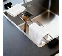 Wennicy Extensible Escurridor Inoxidable Escurridor Extensible Antideslizante Accesorios de Organización Cocina Multiuso Escurreplatos Acero Inoxidable Almacenaje Cocina Organizador Platos