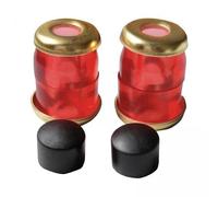 Wenoup 4 Piezas Bujes de Ejes de Skateboard 90A + Copas de Buje Cónicas Y Cilíndricas + Bujes Bottom + Amortiguación Estable de PU Adecuado para Escuel