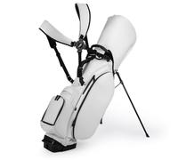 Wenoup Bolsa Golf Palos con Base Estable y Correa Acolchada para Transporte Acuado para Jugadores en Campo