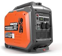 WENOVUS Generador Electrico de Gasolina 3500W Generador Inverter Silencioso y Portátil Arranque con Varilla y Polea para Camping Autocaravana y Cortes de Luz.