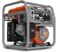 WENOVUS Generador Electrico Gasolina 3800W Generador Inverter Motor de 4 Tiempos Portátil con 2x230V 2xUSB Tanque 9L para Camping Autocaravan Apagón.