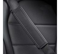 WENPANGPANG 2 Piezas Protector Cinturon Coche Niños para Ford Puma 2019-2024, Almohadillas Cinturon Coche Almohadillas para Cinturón de Seguridad,White