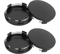 WENPANGPANG 4 Piezas Tapas Llantas para Seat Leon 2025-2020, ABS Centro De Rueda Tapabujes Rueda Coche Tapas Centrales de Rueda Embellecedor Accesorios,58mm