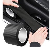 WENPANGPANG Protector Maletero Coche para BMW X5 G05 2018-2023, Protector Parachoques Trasero Fibra de Carbonio Vinilo Umbral Puerta Pegatina Antiarañazos 1Ud