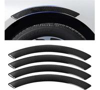 WENPANGPANG Protector Paso de Rueda para Fiat Grande Panda 2025, Pegatinas Coche Fibra Carbono Guardabarros Embellecedor Tira Anti-colisión Ceja Rueda 4 Unidades