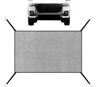 WENPANGPANG Red de Rejilla para Polestar 2 2019-2024, Protectora contra Insectos Coche Frontal radiador depósito Agua mosquitera Anti Piedras Polen Negra Malla