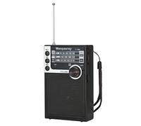 Wenpzeray Y-706 Radio de bolsillo portátil AM FM SW banda receptor transistor funciona con batería con buen sonido altavoz soporte USB/TF tarjeta Play auriculares Jack para interior exterior