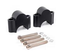 Wenqu Elevador De Manillar Motocicleta Soporte Barra Abrazadera Columna Elevación Accesorios Modificados Universal 28 Mm 1 1/8" Elevador Manillar(Black)