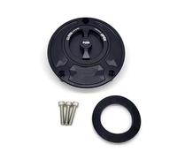 Wenqu Tapa Tanque Combustible Motocicleta Cubierta Gasolina para YZF para R3 para R25 para R6 para R1 para R125 250 2010-2023(All Black)
