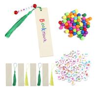 Wenrescry 5 marcapáginas de madera personalizados, marcapáginas vacíos, regalo de marcapáginas de bricolaje para comenzar la escuela para niños y niñas, perfecto como relleno de cono escolar y regalo