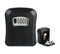 wenrescry - Caja de Seguridad para Llaves con Código, Montaje Mural Resistente al Agua, Caja Fuerte para Llaves de Aleación de Zinc+PVC, para Exteriores