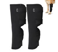 Wenrou Vendaje para la Rodilla de Perro, Vendaje para Perro, Vendaje para la Pata Trasera de Perro, Coderas para Perros, Evita Que se Lama la Herida, para la cicatrización de heridas, esguinces (S)