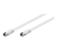 Goobay Cable antena Wentronic 11721-GB F macho/macho 1,5 m blanco