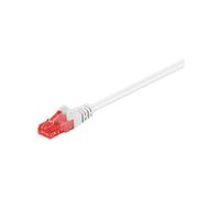 Wentronic 25m Cat6-2500 - Cable de red (25m, RJ-45, RJ-45, Cat6) Color blanco
