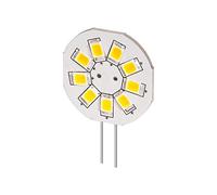 Wentronic 30591 1.5W G4 Blanco frío - Lámpara LED (Blanco frío, Color blanco 23 mm, 23 mm, 8 mm)