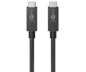 Wentronic 49254 cable usb usb 3.2 gen 2 (3.1 gen 2) 1 m usb c negro
