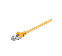 Wentronic 50167 - Cable de Red Latiguillo RJ45 Cable de Datos (3m, Cat5e, FUTP (FTP)) Amarillo