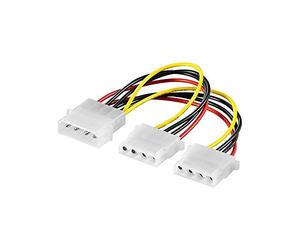 Wentronic 50684 - Cable duplicador Voltaje (1 x 5.25 m a 2 x 5.25 h)