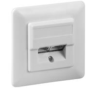 Wentronic 50972 - Toma de corriente de doble cable (Color blanco)