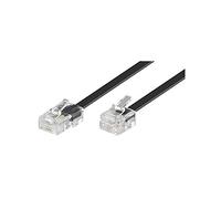 Wentronic 68530 - Adaptador de red (3 m, RJ-45/RJ-11), color negro