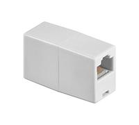 Wentronic 93058 - Adaptador para Cable (RJ-45, Hembra/Hembra) Color Blanco