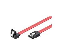 Wentronic 93116-GB - Cable SATA (SATA 1.5 Gbits/3 Gbits, L-Type a L-Type 90°), Color Rojo