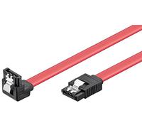 Wentronic 93116-GB - Cable SATA (SATA 1.5 Gbits/3 Gbits, L-Type a L-Type 90°), Color Rojo