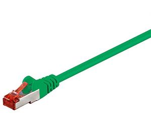 Wentronic 93213 - Cable Ethernet con Conectores RJ45, Verde