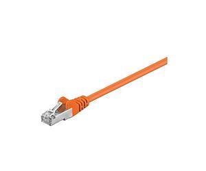 Wentronic 93455-GB - Cable de Red (0,25m, Cat5e, SF/UTP (S-FTP)) Naranja