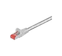 Wentronic 93546 - Cable Ethernet con Conectores RJ45 (0.5 m, SSTP, PIMF, Cat 6), Color Transparente
