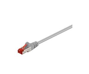 Wentronic 93570 - Cable Ethernet con Conectores RJ45 (2 m, SSTP, PIMF, Cat 6), Color Gris