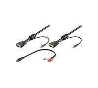 Wentronic 93969 - Cable VGA (3 m, 3.5 mm), Negro