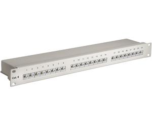 Wentronic 94036 panel de parcheo - bahía de entrada (cat 6, rj45, gri