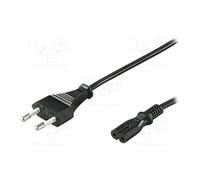Wentronic 95038 3m negro - cable (3 m, macho/hembra, negro)