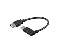 Wentronic 95701-GB - Cable USB (2.0, USB A, USB A) Negro