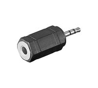Wentronic A 228 2,5 mm 3,5 mm Negro Adaptador de Cable - Adaptador para Cable (2.5 mm, 3,5 mm, Macho/Hembra, Negro)