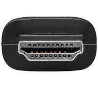 Goobay 68098 cambiador de género para cable hdmi dvi-d negro