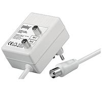 Wentronic Amplificador para distribución de Radio de TV por Cable DVB-T, amplificación óptima de la señal de 2 Dispositivos de 2× 15 dB, DVB-T, DVB-T2, DVB-C, Radio