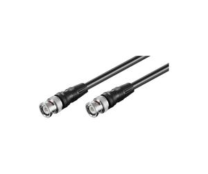 Wentronic AVK 176-1000 Cable de audio y vídeo, 10 m, enchufe BNC a enchufe BNC