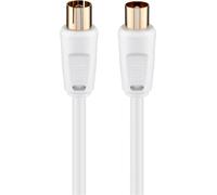 Wentronic bk 750-g - cable conector coaxial (contactos dorados, 7,5 m)