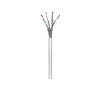 Wentronic - Cable Conector (Cat. 6, LSOH PIMF, 4x2xAWG23/1, rígido, Pares protegidos en Papel de Aluminio) Gris 305m