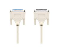 Wentronic - Cable conector (conector D-Sub macho de 25 pines a conector D-Sub hembra de 25 pines, 1,8 m)