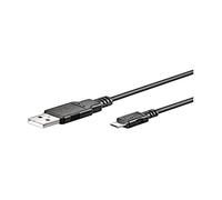 Goobay USB micro-B 100, 1m - Cable USB (1m, 1 m, Micro-USB B, USB A, Macho/Macho, Negro)