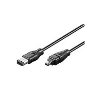 Wentronic CAK IEEE 1394 6P/4P 1.8m Fire Wire - Cable FireWire (400 Mbit/s, Negro)