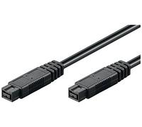 Wentronic CAK IEEE 1394b 9P/9P 1.8m Fire Wire 1.8m Negro - Cable FireWire (800 Mbit/s, Negro)